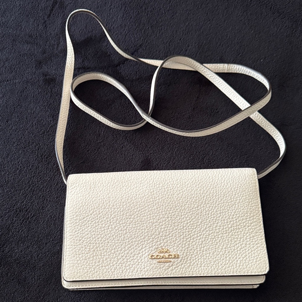 Coach Cream Crossbody Bag